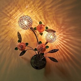Nástenné svietniky Crystal Modern Contemporary Metal