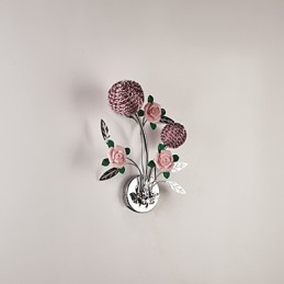 Nástenné svietniky Crystal Modern Contemporary Metal
