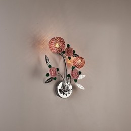 Nástenné svietniky Crystal Modern Contemporary Metal