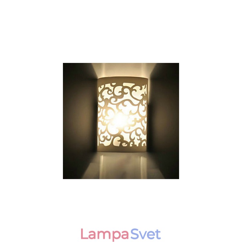CELÉ MODRÁ Vysokokvalitná dekorácia vyrezávaných vzorov alebo vzorov na nástennej lampe z dreva