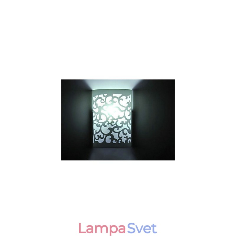 CELÉ MODRÁ Vysokokvalitná dekorácia vyrezávaných vzorov alebo vzorov na nástennej lampe z dreva