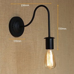 Americká vidiecka pastoračná jednoduchosť Kreatívna osobnosť Retro dekoratívna nástenná lampa Uličky Schody