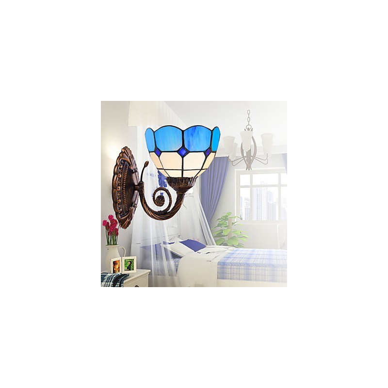 Typ Europe Restoring Ancient Ways Nástenná lampa Creative Mediterranean Glass Lights