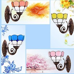 Typ Europe Restoring Ancient Ways Nástenná lampa Creative Mediterranean Glass Lights