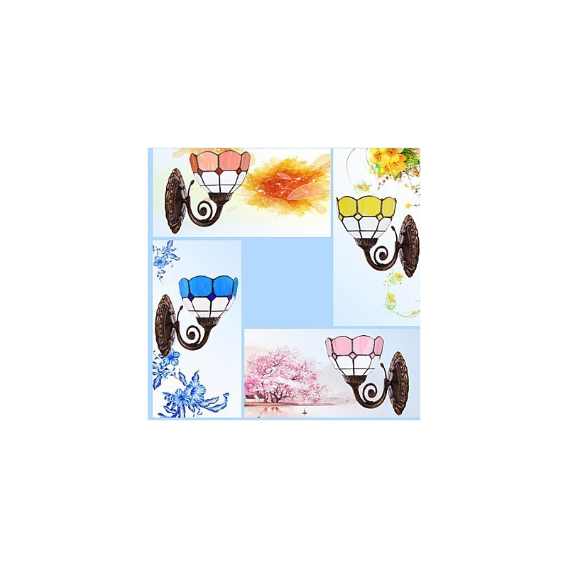 Typ Europe Restoring Ancient Ways Nástenná lampa Creative Mediterranean Glass Lights