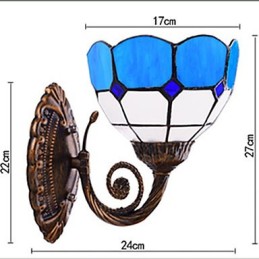Typ Europe Restoring Ancient Ways Nástenná lampa Creative Mediterranean Glass Lights