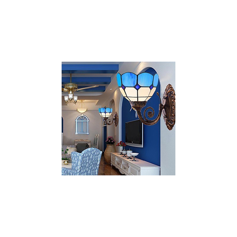Typ Europe Restoring Ancient Ways Nástenná lampa Creative Mediterranean Glass Lights