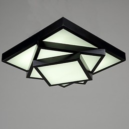 Štvorcový zapustený moderný moderný stropný svetlý kov