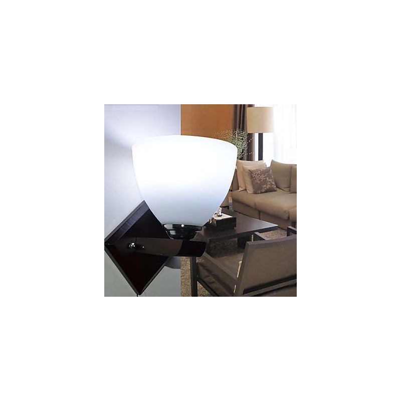 Nástenná lampa Sklenená teplá moderná nástenná lampa na čelo postele