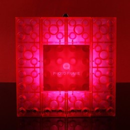 Creative Blocks Frame Svetlá farba Roztomilé darčeky Nástenná lampa Háčik na opasok