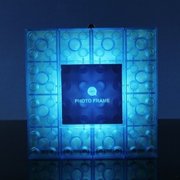 Creative Blocks Frame Svetlá farba Roztomilé darčeky Nástenná lampa Háčik na opasok