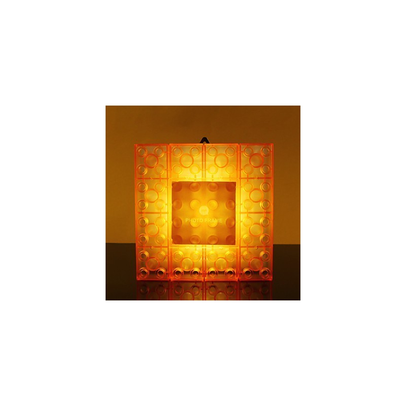 Creative Blocks Frame Svetlá farba Roztomilé darčeky Nástenná lampa Háčik na opasok