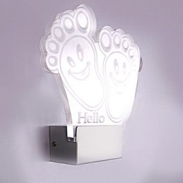 Akrylová nástenná lampa PVC lampa Light Chip Moderný súčasný kov