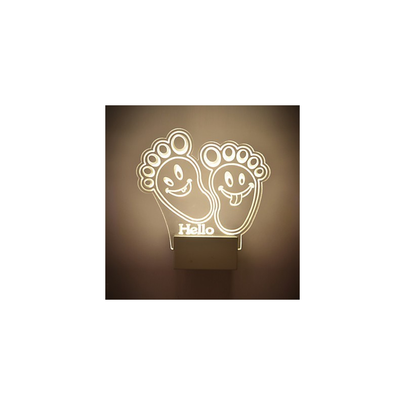 Akrylová nástenná lampa PVC lampa Light Chip Moderný súčasný kov