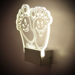 Akrylová nástenná lampa PVC lampa Light Chip Moderný súčasný kov
