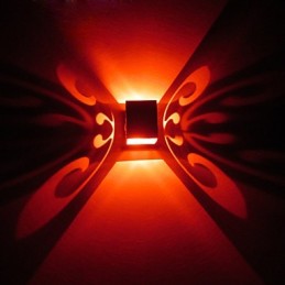 Nástenná lampa Creative Butterfly Light