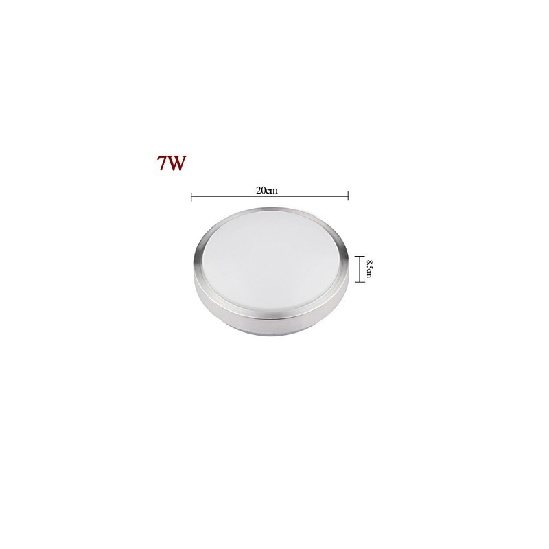 Zapustené svietidlá 7W Svetelné okrúhle jednoduché Moderné Priemer 20CM