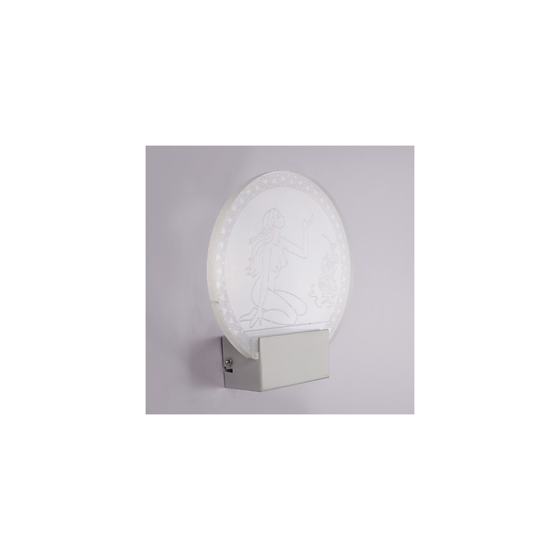 Akrylátová nástenná lampa PVC lampa Light Chip Modern Contemporary Metal 5W