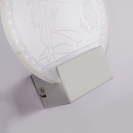 Akrylátová nástenná lampa PVC lampa Light Chip Modern Contemporary Metal 5W