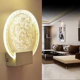 Nástenné svietniky PVC lampa Ľahké moderné súčasné kovové