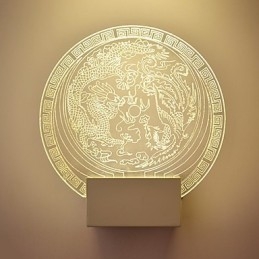 Nástenné svietniky PVC lampa Ľahké moderné súčasné kovové