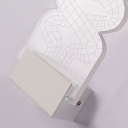 Akrylová nástenná lampa PVC lampa Light Chip Moderný súčasný kov