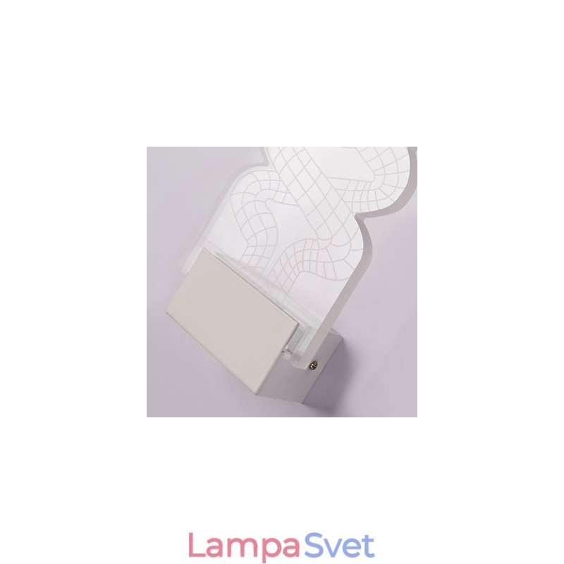 Akrylová nástenná lampa PVC lampa Light Chip Moderný súčasný kov