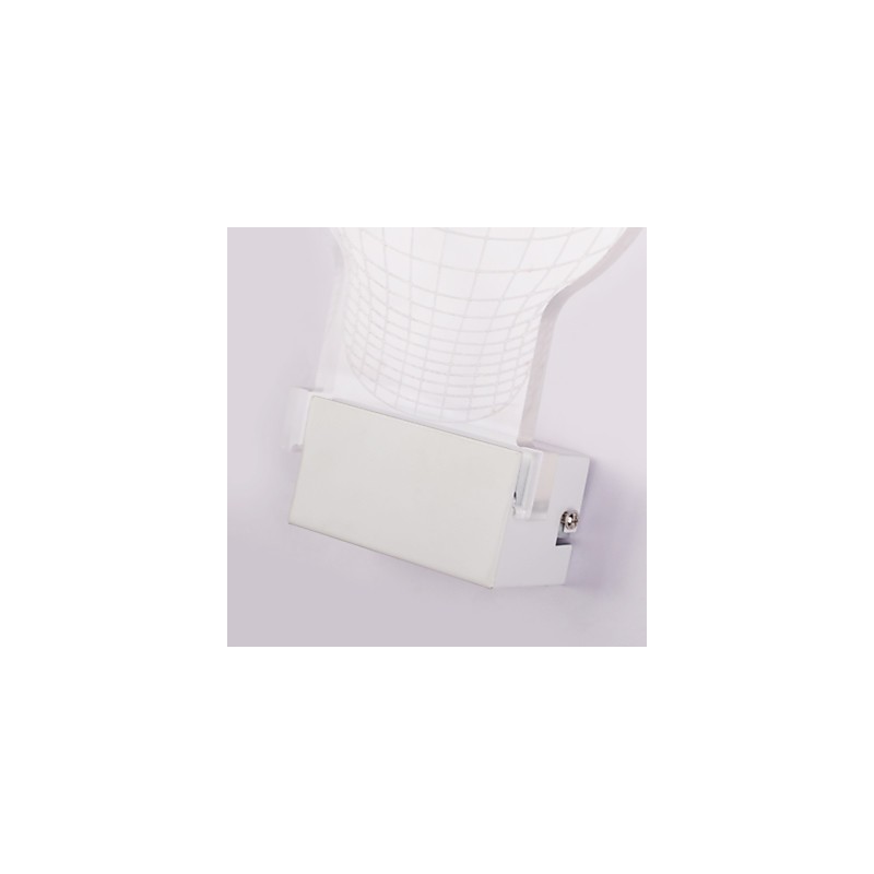 Akrylová nástenná lampa PVC lampa Light Chip Moderný súčasný kov