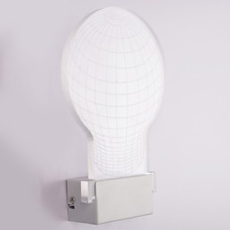 Akrylová nástenná lampa PVC lampa Light Chip Moderný súčasný kov