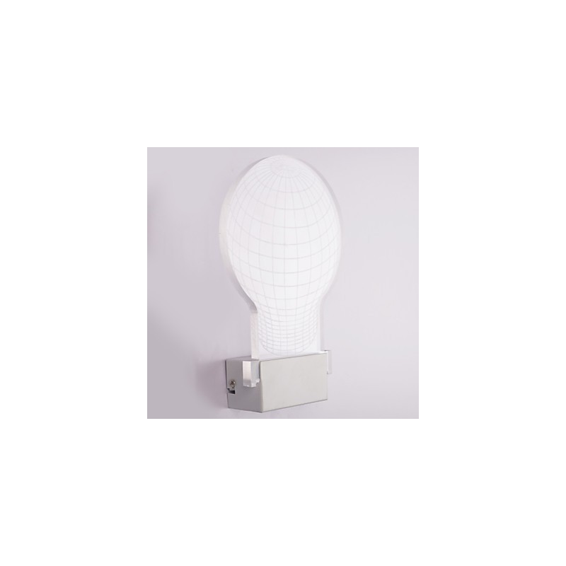 Akrylová nástenná lampa PVC lampa Light Chip Moderný súčasný kov
