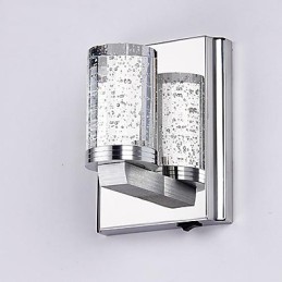 Mini nástenné svietidlo 1Light Artistic Stainless Stelle Plating