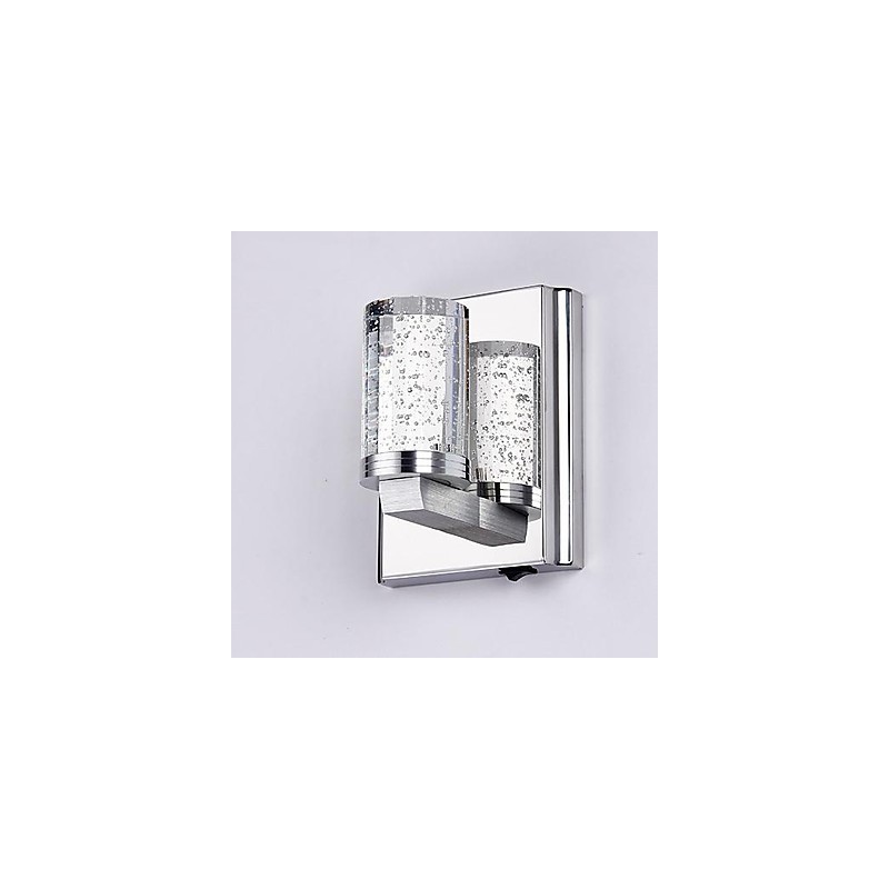 Mini nástenné svietidlo 1Light Artistic Stainless Stelle Plating