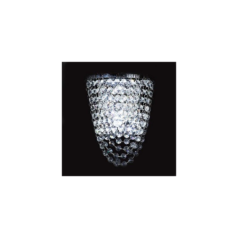 Crystal Flush Mount nástenné svietidlá Moderné súčasné kovové