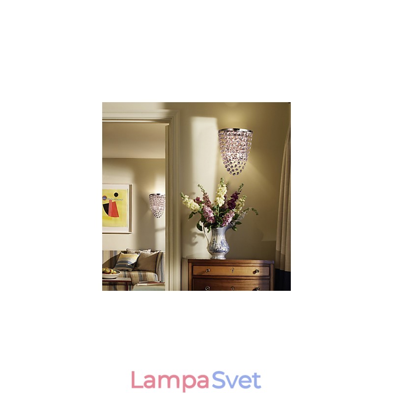 Krištáľové nástenné podložky Moderné kovové