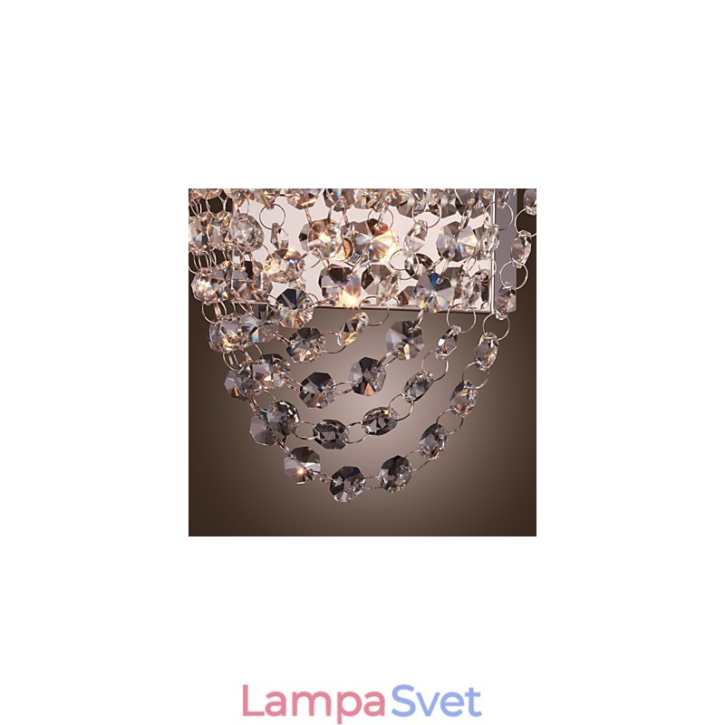 Krištáľové nástenné podložky Moderné kovové