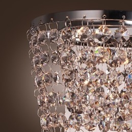 Krištáľové nástenné podložky Moderné kovové