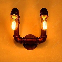 Americká barová nástenná lampa Xiang v spálni s vodnou fajkou Retro priemyselné železné nástenné svietidlo