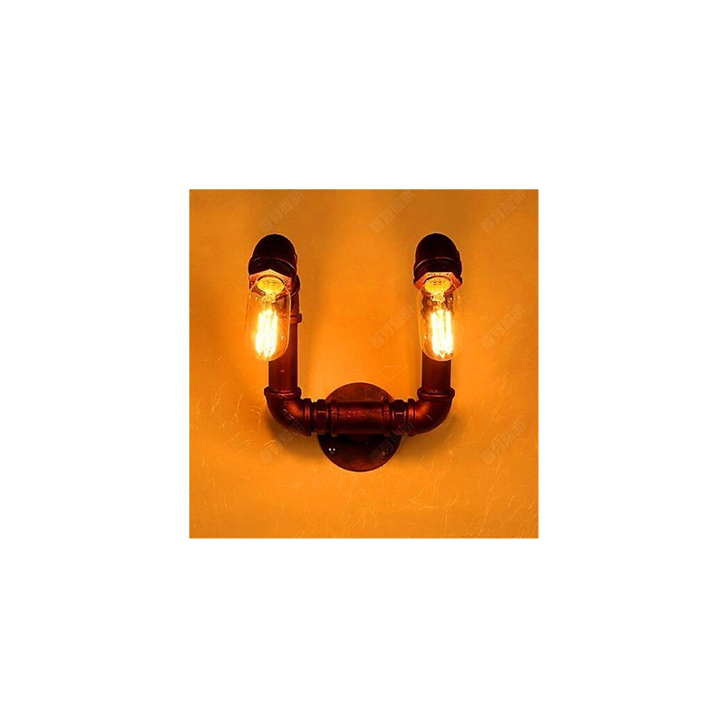 Americká barová nástenná lampa Xiang v spálni s vodnou fajkou Retro priemyselné železné nástenné svietidlo