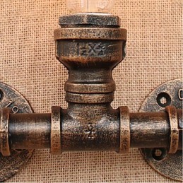 Nostalgia Jednoduché dekoratívne malé nástenné svietidlo z vodnej fajky