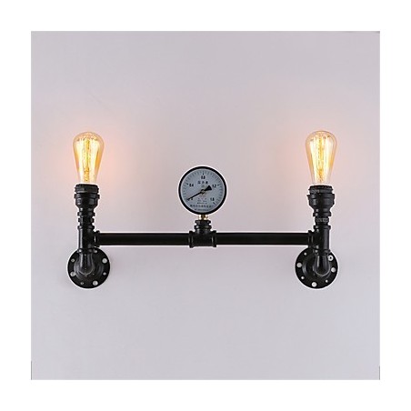 2 hlavy Vintage Industrial Pipe Nástenné svetlá Čierne kreatívne svetlá Reštaurácia Kaviareň Bar Dekoračné osvetlenie 2 hlavy Vintage Industrial Pipe Nástenné svetlá Čierne kreatívne svetlá Reštaurácia Kaviareň Bar Dekoračné osvetlenie