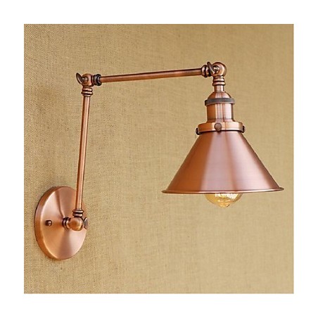 Dlhé rameno Polovičná hrdza Retro Kreatívne nostalgické zasúvateľné nástenné nástenné svietidlo