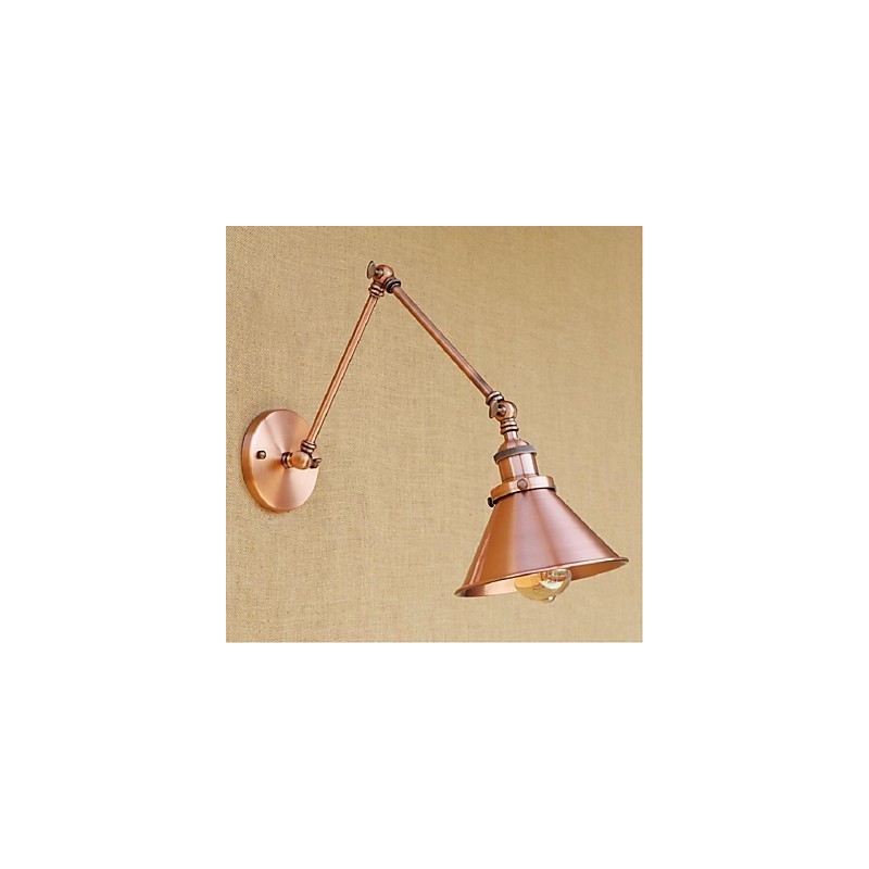 Dlhé rameno Polovičná hrdza Retro Kreatívne nostalgické zasúvateľné nástenné nástenné svietidlo