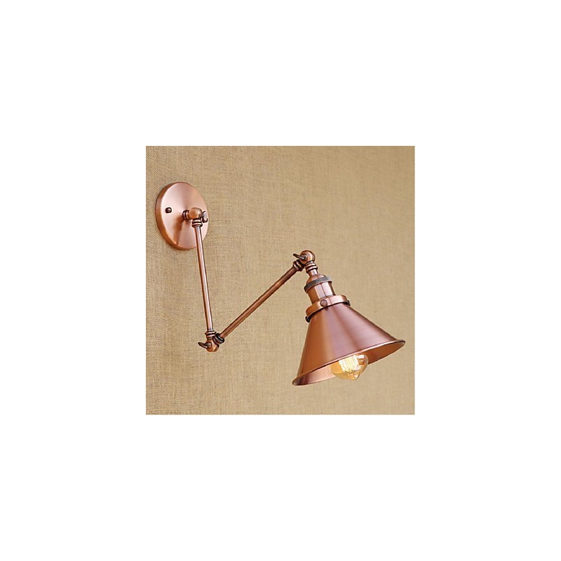 Dlhé rameno Polovičná hrdza Retro Kreatívne nostalgické zasúvateľné nástenné nástenné svietidlo