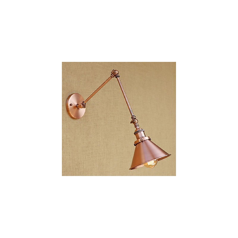 Dlhé rameno Polovičná hrdza Retro Kreatívne nostalgické zasúvateľné nástenné nástenné svietidlo