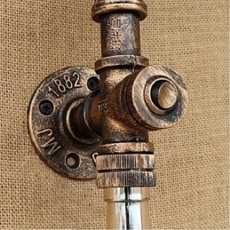 Retro American Village Kreatívny priemysel Wind Designer Nástenná lampa na fľašu s vodou Nástenné svietidlo
