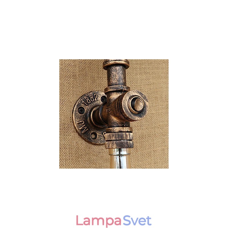 Retro American Village Kreatívny priemysel Wind Designer Nástenná lampa na fľašu s vodou Nástenné svietidlo
