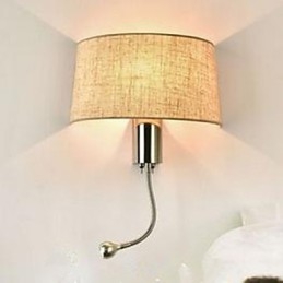 Hotelová izba Spálňa Látková lampa do uličky Nočná lampa s americkým spínačom nočnej lampy