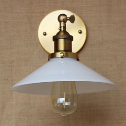 Moderná súčasná vidiecka retro starožitná mosadzná funkcia pre ambientné nástenné osvetlenie v mini štýle