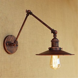 Funkcia retro maľby Rustic Lodge Country pre hojdačku v mini štýle hojdačky s okolitým svetlom