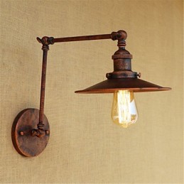 Funkcia retro maľby Rustic Lodge Country pre hojdačku v mini štýle hojdačky s okolitým svetlom